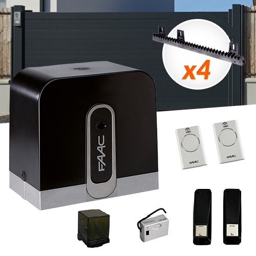 Automatizare poarta culisanta Kit Faac Cyclo + Cremaliera