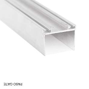 Profil aluminiu inferior/superior pentru usi de garaj 6 m