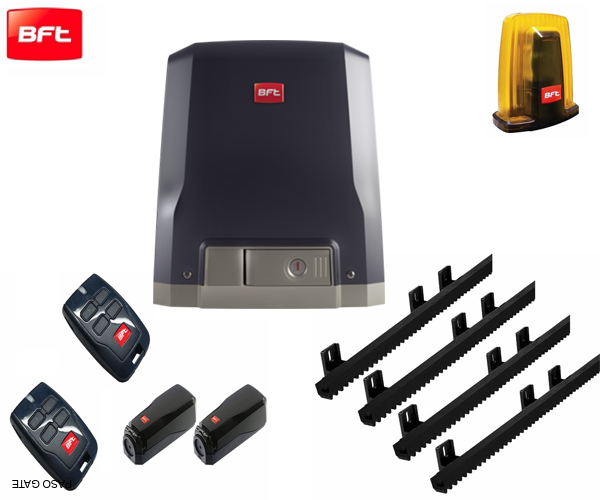Kit automatizare porti culisante 400kg BFT Deimos A400 BT + 4m cremaliera